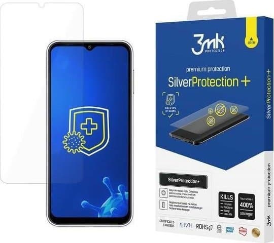3MK 3MK Silver Protect+ Sam A14 5G A146 Våtinstallert antimikrobiell film