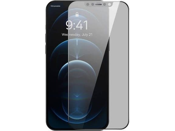 Baseus Szkło hartowane Baseus Privacy Glass SGQP051202 0.3mm Apple iPhone 12 Pro Max