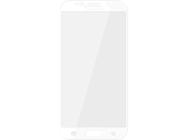 Blåseherdet glass til Samsung Galaxy S8+, hvit ramme