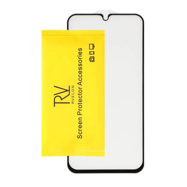 Skärmskydd Samsung Galaxy A34 5G - 3D Härdat Glas - Svart (miljö)