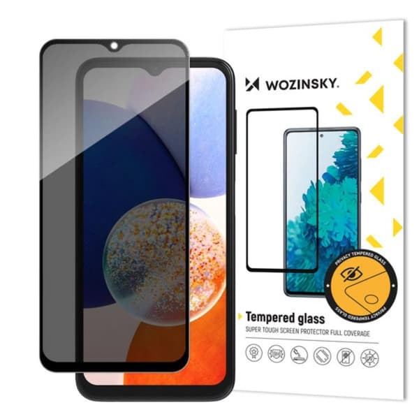 Wozinsky Galaxy A23 Härdat Glas Skärmskydd Anti Spy Privacy