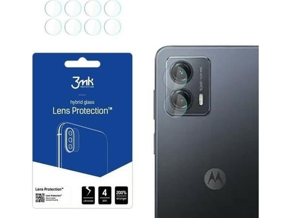 3MK 3MK Objektivskydd Motorola Moto G53 Skydd för kameralins 4st