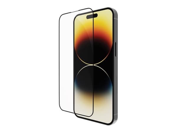 dbramante1928 Eco-Shield, Apple, iPhone 14 Pro Max, Pölynkestävä, Naarmuuntumisenkestävä, Musta, Läpinäkyvä, 1 kpl