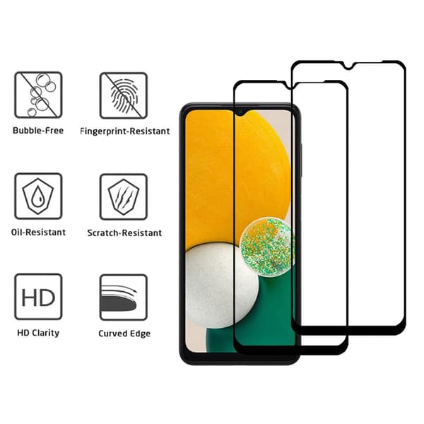 Heltäckande Härdat Glas 2.5D Skärmskydd Galaxy A23 5G (3-pack)