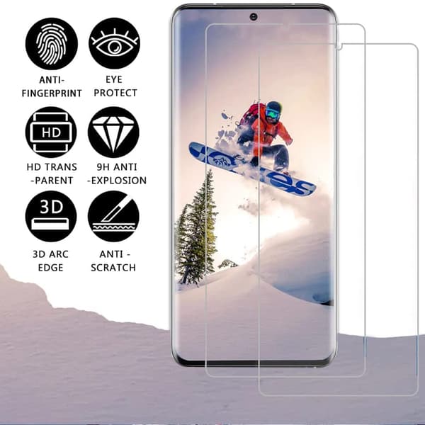 3-PACK Galaxy S23 Plus Skärmskydd Härdat glas Displayskydd