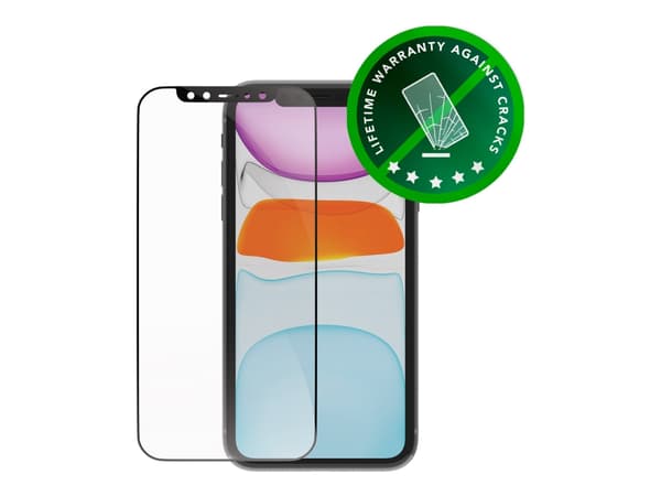 dbramante1928 Eco-Shield, Apple, iPhone 11, iPhone XR, Pölynkestävä, Naarmuuntumisenkestävä, Musta, Läpinäkyvä, 1 kpl