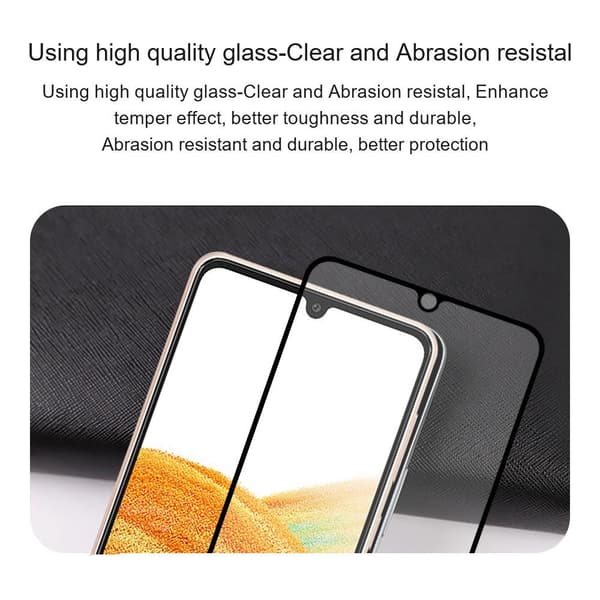Samsung Galaxy A34 5G Amorus hærdet glas Fuld skærm 2 stk