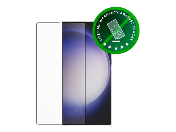 dbramante1928 Eco-shield - Skärmskydd för mobiltelefon - ramfärg svart - för Samsung Galaxy S23 Ultra