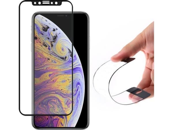 Wozinsky Wozinsky Full Cover Flexi Nano Glass Film Herdet Glass Med Ramme Iphone 13 Mini Transparent