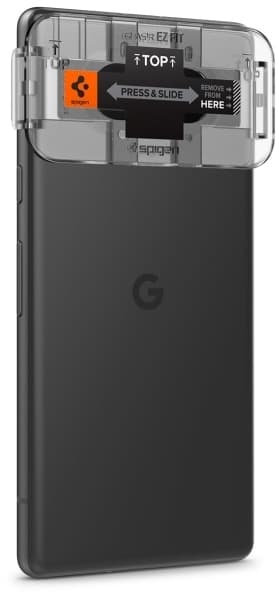 Spigen EZ Fit GLAS.tR Optik Pro - Linsskydd för mobiltelefon - glas - svart - för Google Pixel 7a