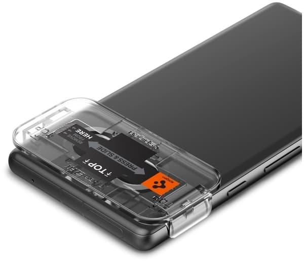 Spigen EZ Fit GLAS.tR Optik Pro - Linsskydd för mobiltelefon - glas - svart - för Google Pixel 7a