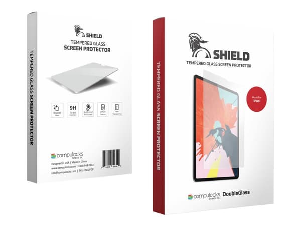 Compulocks iPad Pro 12.9" (3-6th Gen) Tempered Glass Screen Protector - Skjermbeskyttelse for nettbrett - glass - krystallklar - for Apple 12.9-inch