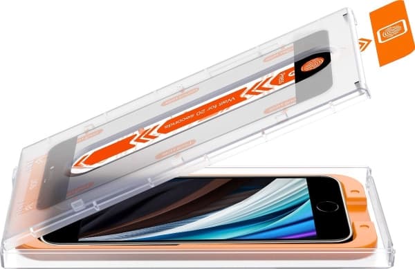 MOBILE ORIGIN Screen Guard iPhone 8 / 7 / SE 2022 / SE 2020 z wygodnym aplikatorem, 2 szt