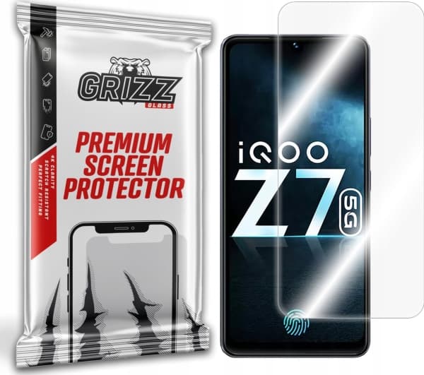 GrizzGlass Szkło hybrydowe GrizzGlass HybridGlass Vivo IQOO Z7