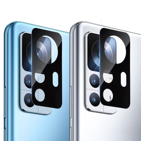 2-PACK Xiaomi 12T 2.5D Kameralinsskydd HD 0,2mm