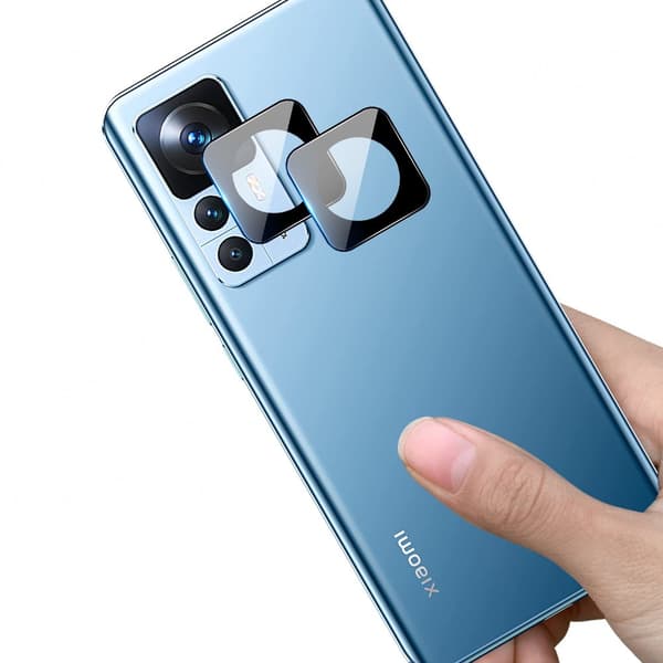2-PACK Xiaomi 12T Pro 2.5D Kameralinsskydd HD 0,2mm