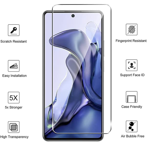 Xiaomi 12T Sk�rmskydd och Kameralinsskydd (3-pack)