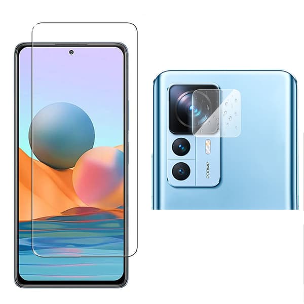 Xiaomi 12T Sk�rmskydd och Kameralinsskydd (3-pack)