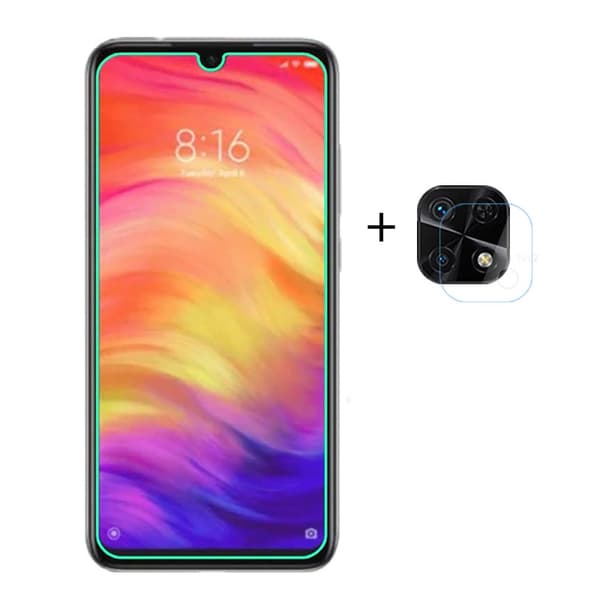 2-PACK Xiaomi Redmi 10C Skärmskydd Kameralinsskydd 0,3mm