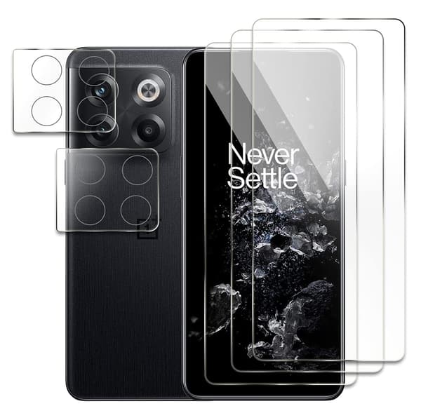 Oneplus 10T Skärmskydd och Kameralinsskydd (2-pack)