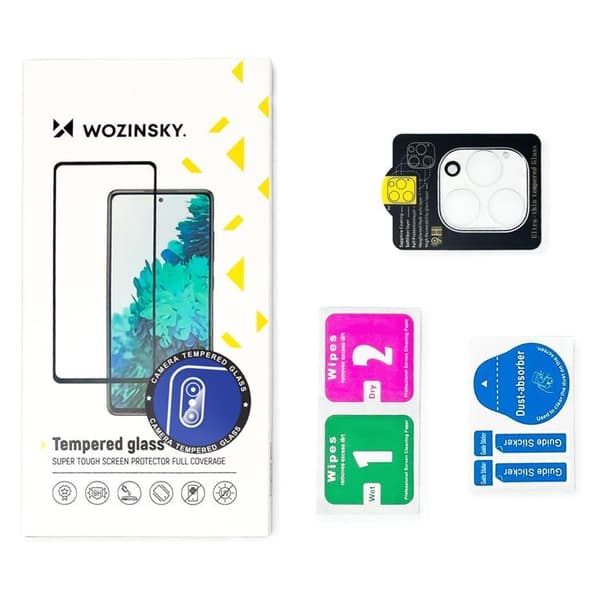 Wozinsky Google Pixel 7A Kameralinsskydd i Härdat Glas Full Glue