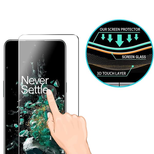 2-PACK Oneplus 10T Skärmskydd Standard HD 0,3mm