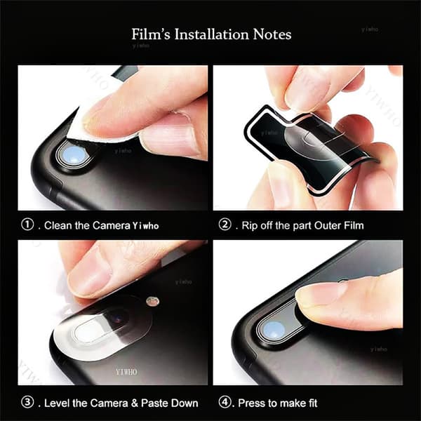 Xiaomi Redmi 9C NFC Kameralinsskydd (3-pack)