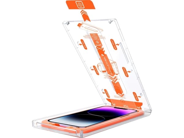 MOBILT ORIGIN Skyddsglas med applikator för iPhone 14 Plus / 13 Pro Max , 2 st