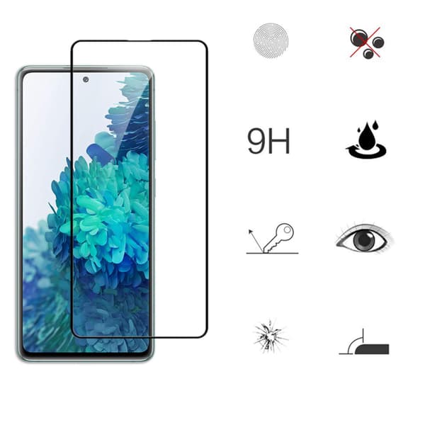 Heltäckande Härdat Glas 2.5D Skärmskydd Note 10 Pro (2-pack)