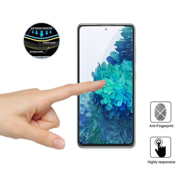 Heltäckande Härdat Glas 2.5D Skärmskydd Note 10 Pro (2-pack)
