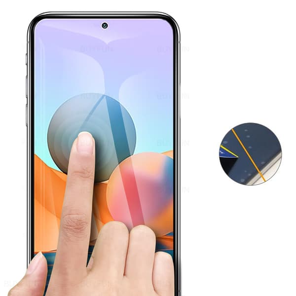 Heltäckande Härdat Glas 2.5D Skärmskydd Note 10 Pro (2-pack)