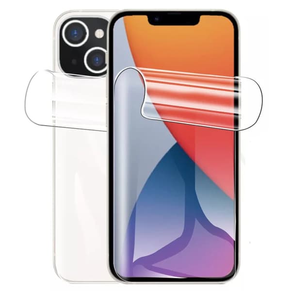 iPhone 13 - Genomtänkt Skärmskydd i Hydrogel (Fram & baksida)
