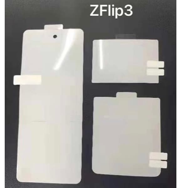 2-PACK Samsung Galaxy Z Flip 3 -Skärmskydd Hydrogel (Fram & bak)