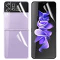 Miniatyrbild 1 av 11: 3-PACK Samsung Galaxy Z Flip 3 -Skärmskydd Hydrogel (Fram & bak)