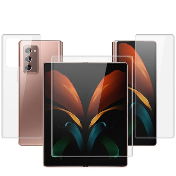 3-PACK Samsung Galaxy Z Fold 2 -Smart Hydrogel Skärmskydd 4 in 1