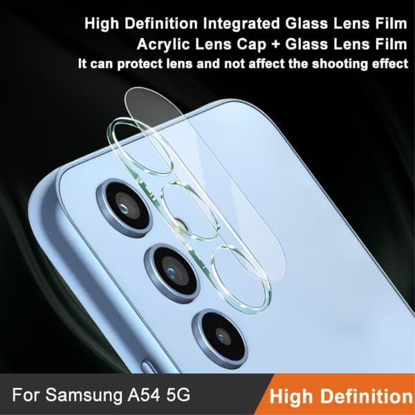 IMAK Härdat Glas Linsskydd Samsung Galaxy A54 Transparent