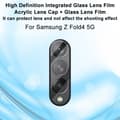 Miniatyrbild 2 av 8: IMAK Härdat Glas Linsskydd Samsung Galaxy Z Fold 4 Transparent