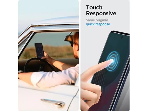 Spigen Glas.TR ohut 2-pack karkaistu lasi Samsung Galaxy M54 5G Kirkas