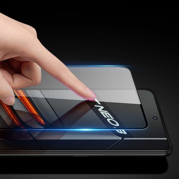 Dux Ducis Realme GT Neo 3 Härdat Glas Skärmskydd 9D - Svart
