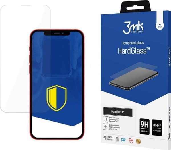 Karkaistua lasia iPhone 13 Pro / iPhone 13 9H 3mk HardGlass -valikoimasta