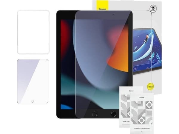 Herdet glass Baseus Crystal 0,3 mm for iPad Pro/Air3 10,5" / iPad 7/8/9 10.2&quot; (2 stk)