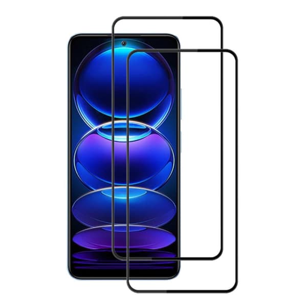 Til Xiaomi Redmi Note 12 Pro Amorus hærdet glas Fuldskærm 2 stk