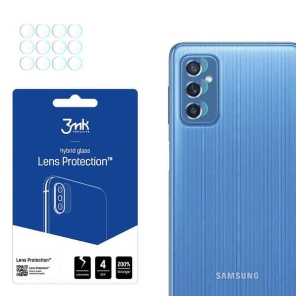 3MK Galaxy M52 5G Kamera Linsskydd i Härdat Glas