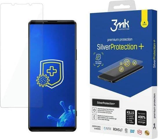 3MK Silver Protect+ Sony Xperia 1 III 5G Wet-Install Antimicrobial Film