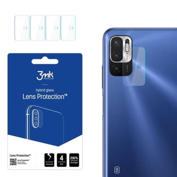 3MK Xiaomi Redmi 10 Kamera Linsskydd i Härdat Glas