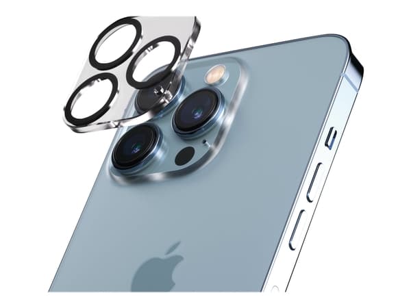 PanzerGlass PicturePerfect - Linsskydd för mobiltelefon - lämplig för fodral - ramfärg svart - för Apple iPhone 13 Pro, 13 Pro Max