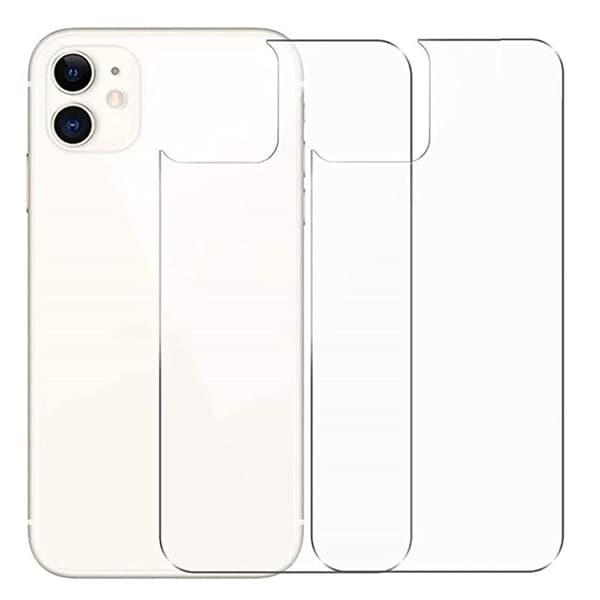 (3-PACK) Skärmskydd för BAKSIDA (9H) till iPhone 12 Mini