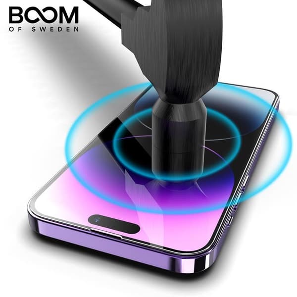 BOOM iPhone 14 Plus Härdat Glas Skärmskydd - 2 Pack