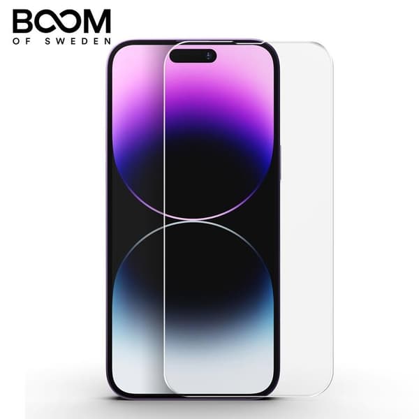 BOOM iPhone 14 Plus Härdat Glas Skärmskydd - 2 Pack
