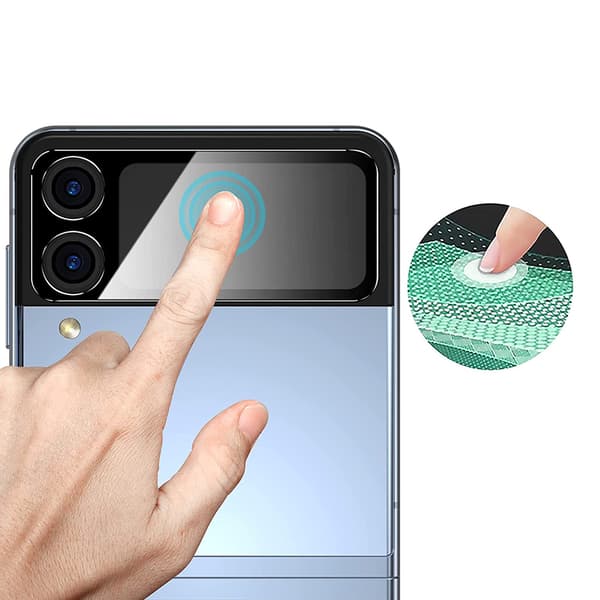 3-PACK Kameralinsskydd 2.5D HD för Samsung Galaxy Z Flip 4